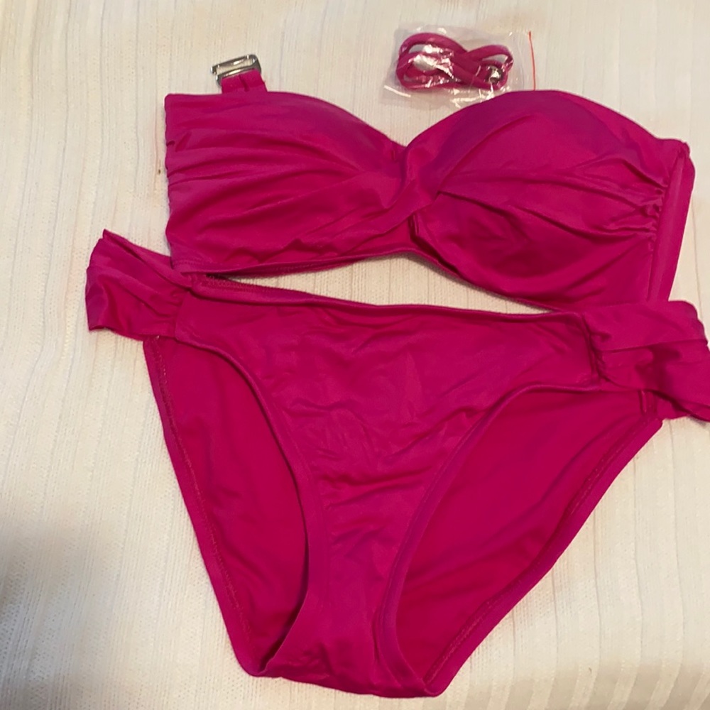 Pink swimsuit
